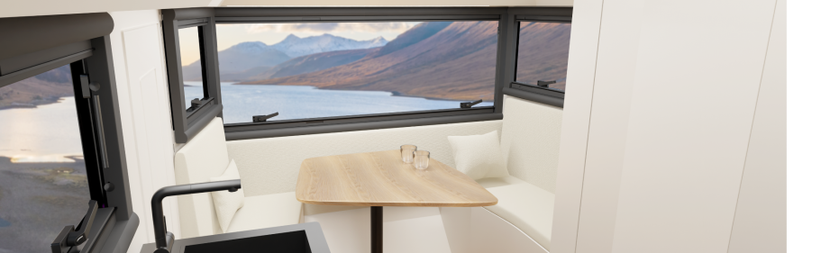 Innenansicht EDGE Explorer Expeditions-Kabine Interieur einer EDGE Explorer Expeditions-Kabine